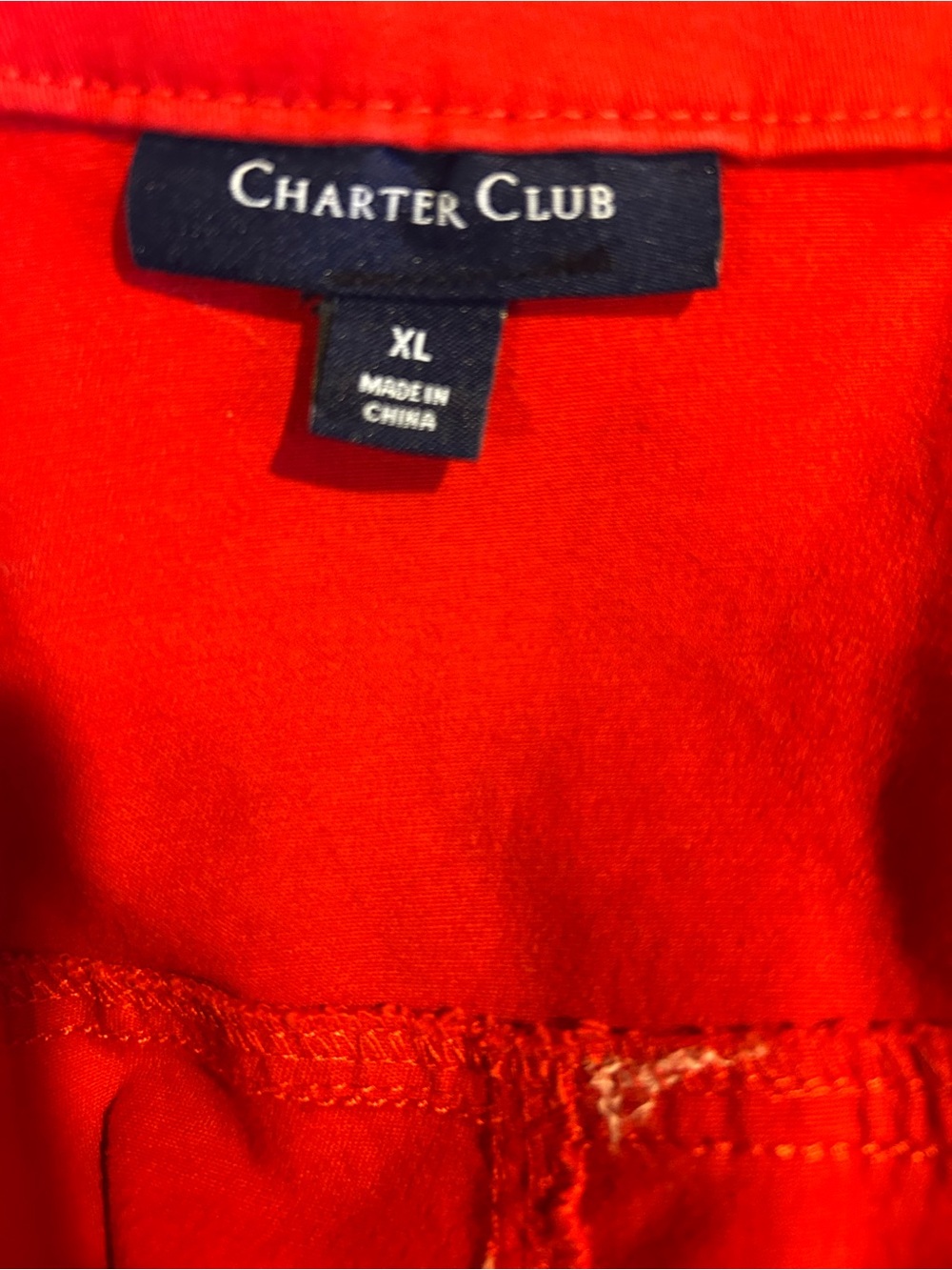 Charter Club Red Button-Front Jean Jacket - Picture 9 of 11